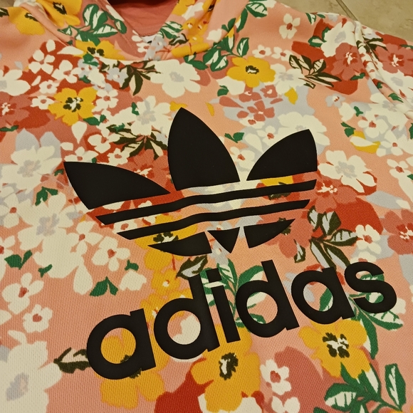 Adidas Multicolor Floral Hoodie - Picture 2 of 3
